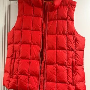 Unisex Red Puffer Vest